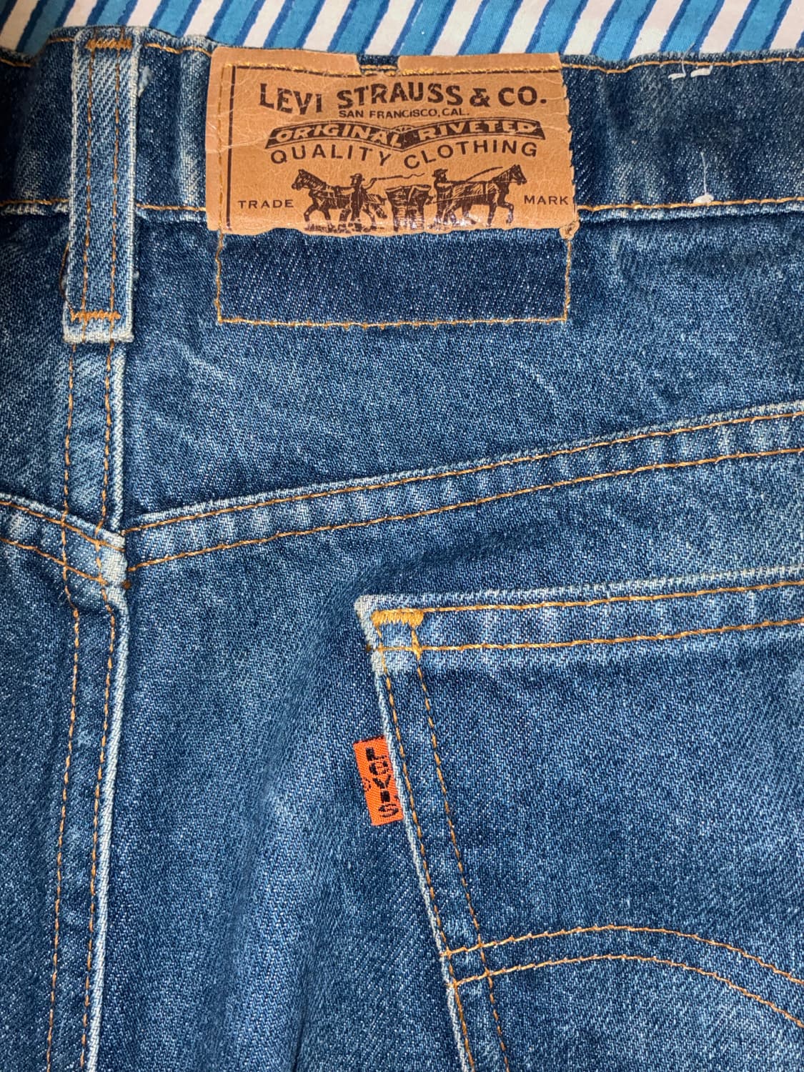 90s Levis 517 Orange Tab Made in USA 상품이미지9