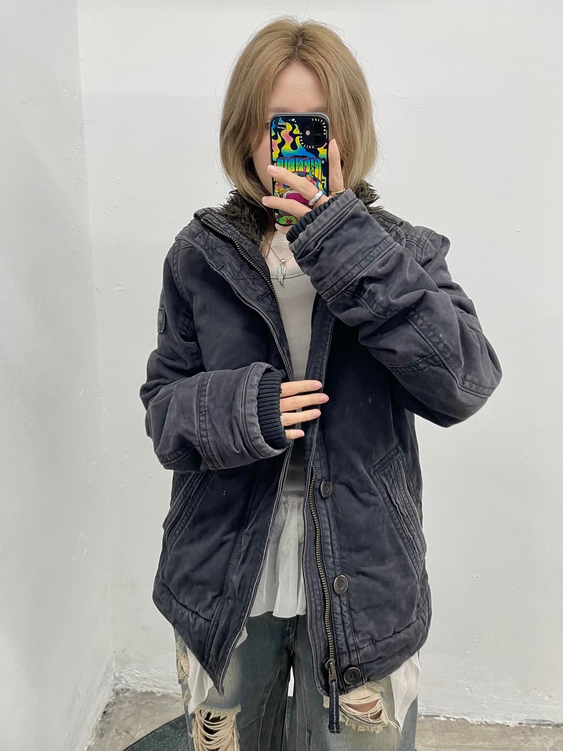 아베크롬비 헤비 울프죠 자켓  상품이미지3