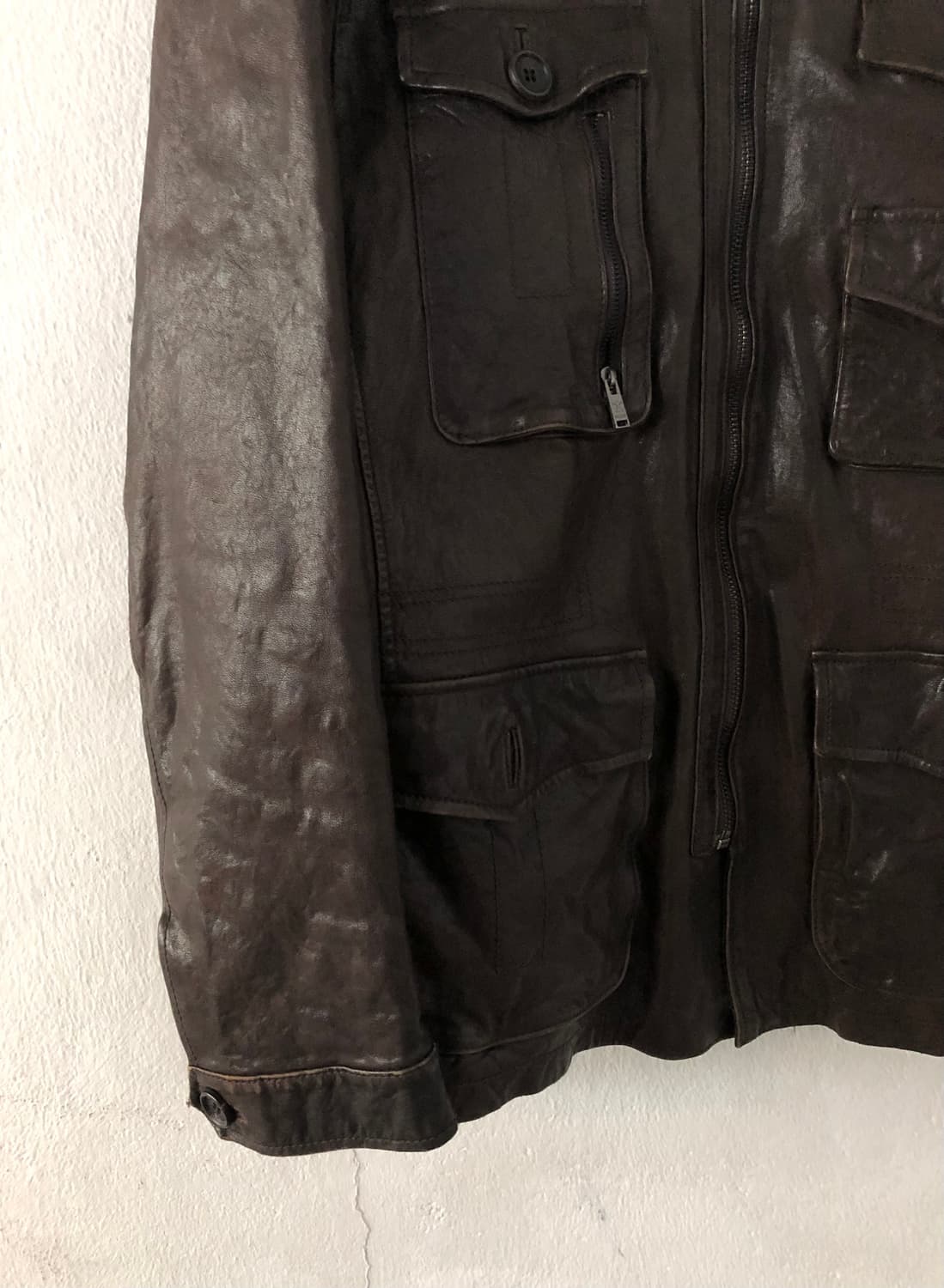 Kinloch Anderson Leather Jacket(95) 상품이미지3