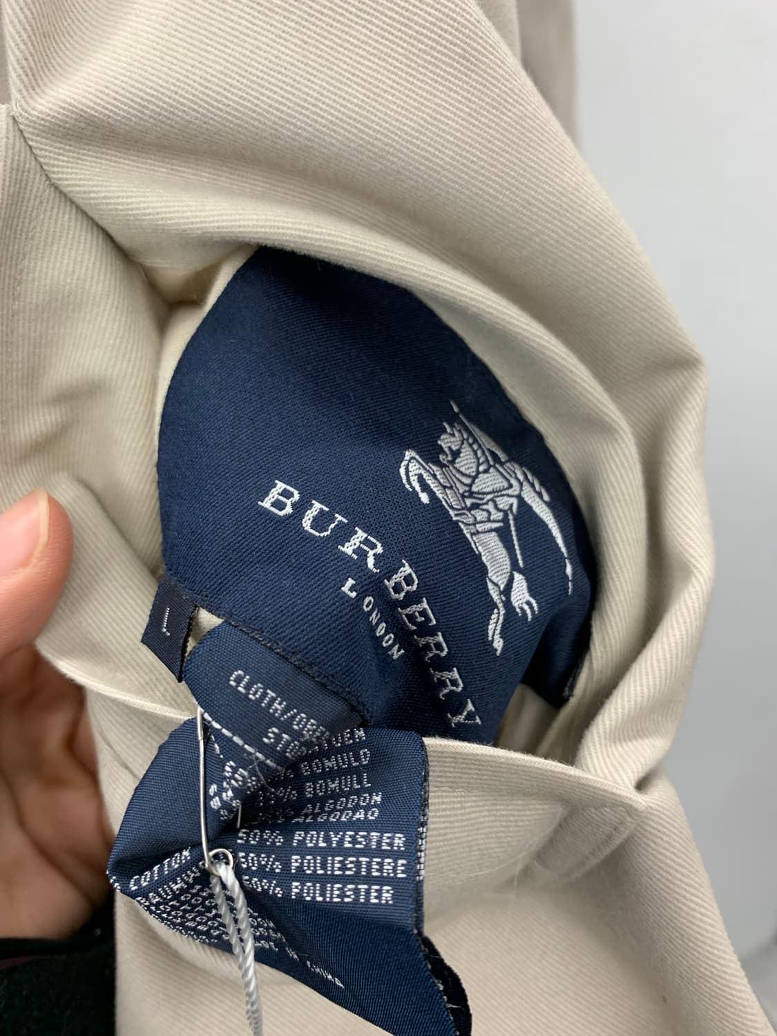 버버리 90s 리버시블 자켓 (Lampo zipper) 상품이미지7