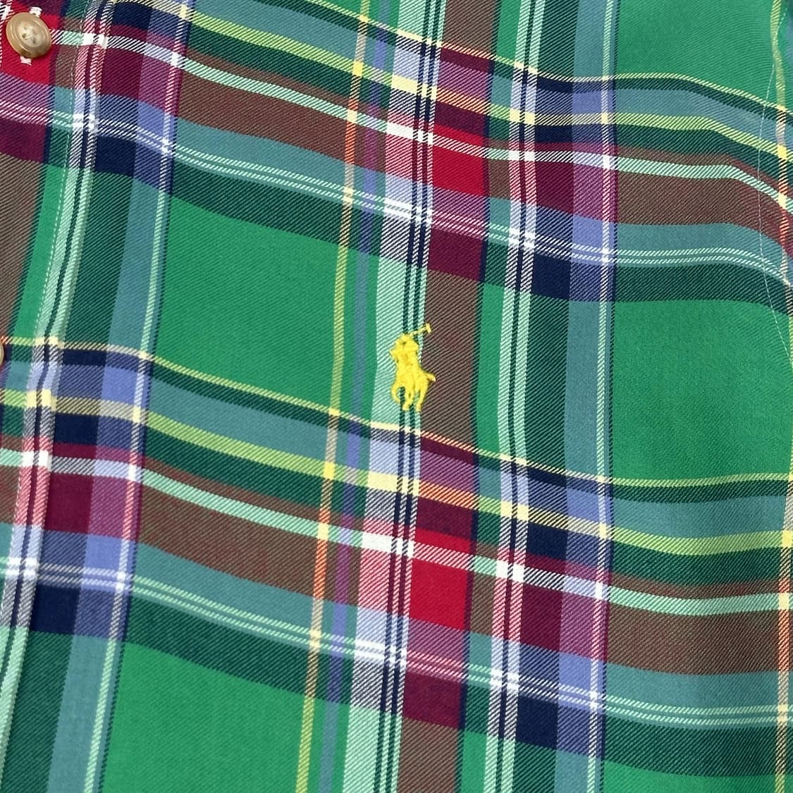 폴로 랄프로렌 클래식 타탄 체크셔츠 S 상품이미지3