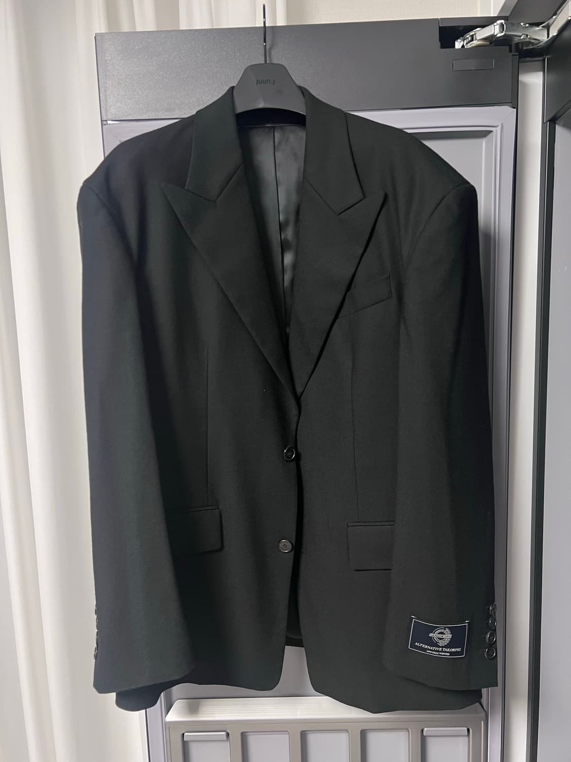 준지 19ss 블랙 셋업 수트 정장 상품이미지2