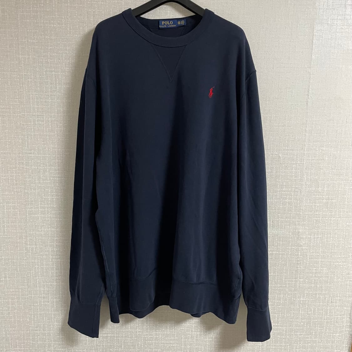 폴로 랄프로렌 오버사이즈 맨투맨 / 네이비, 2XL 상품이미지1