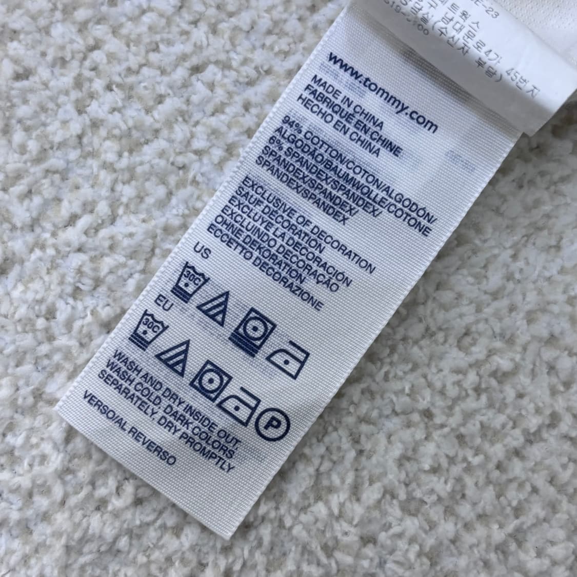 M 타미힐피거 스트라이프 반팔 티셔츠 0304E 상품이미지5