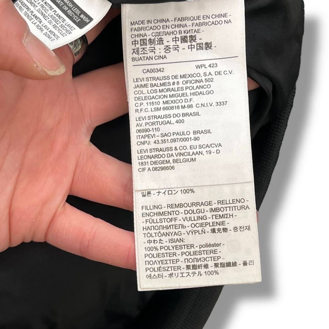 리바이스 워크 퀄팅자켓 r2189 상품이미지8