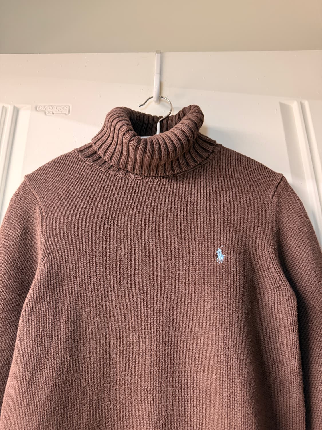 폴로 랄프로렌 브라운 케이블 니트 터틀넥 상품이미지6