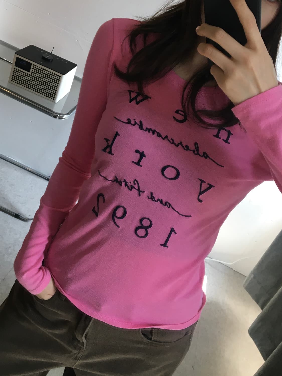아베크롬비 스펠자수 롱슬리브 상품이미지2