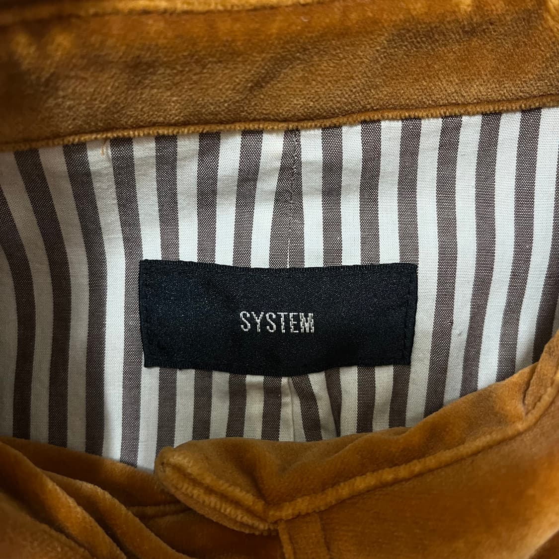 한섬 시스템 여성 버튼 벨벳 자켓 88-98-165 상품이미지5