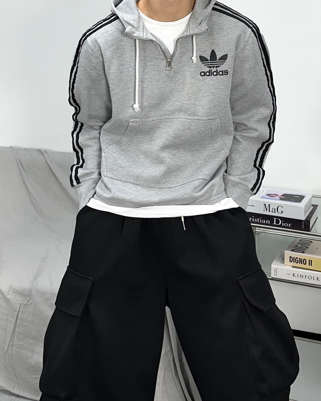 아디다스 파이어버드 하프집업 후드티 105 상품이미지1