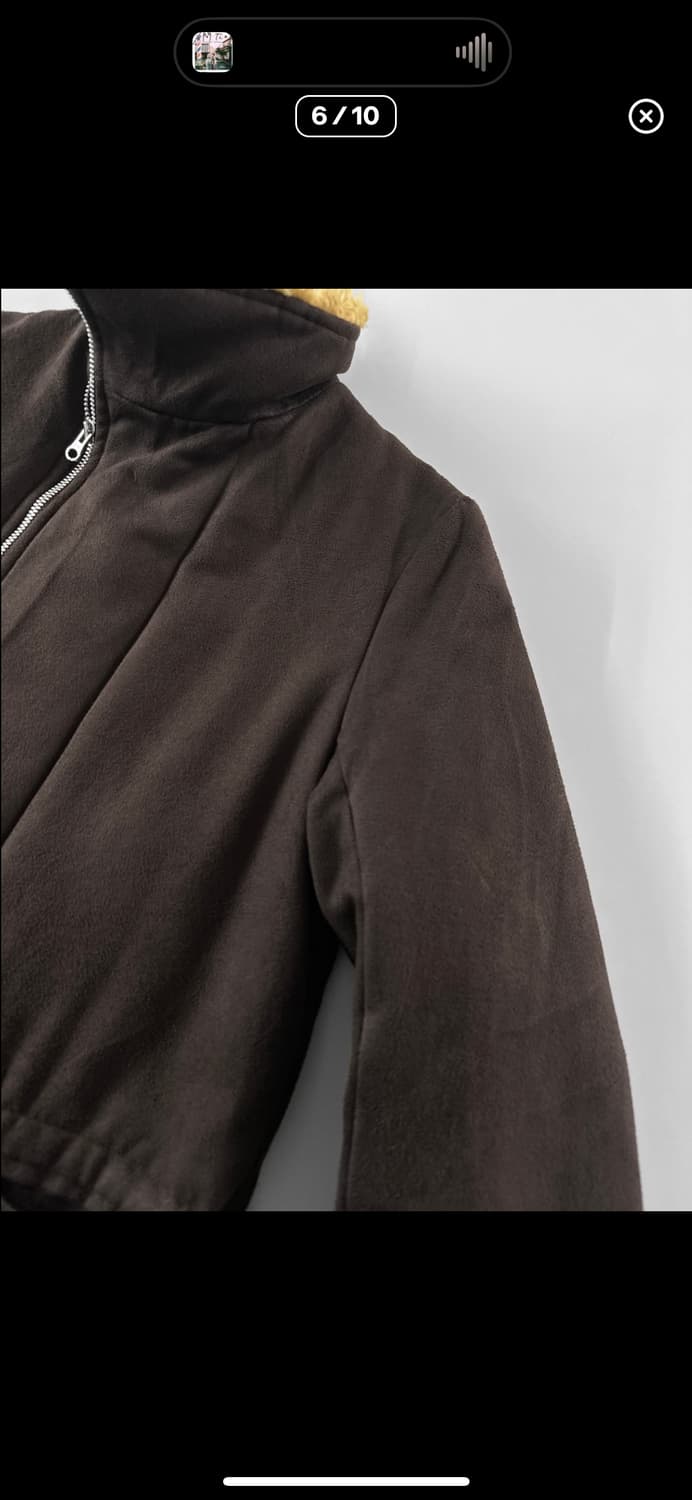 00s 스나오 쿠와하라 사선 집업 자켓 상품이미지6