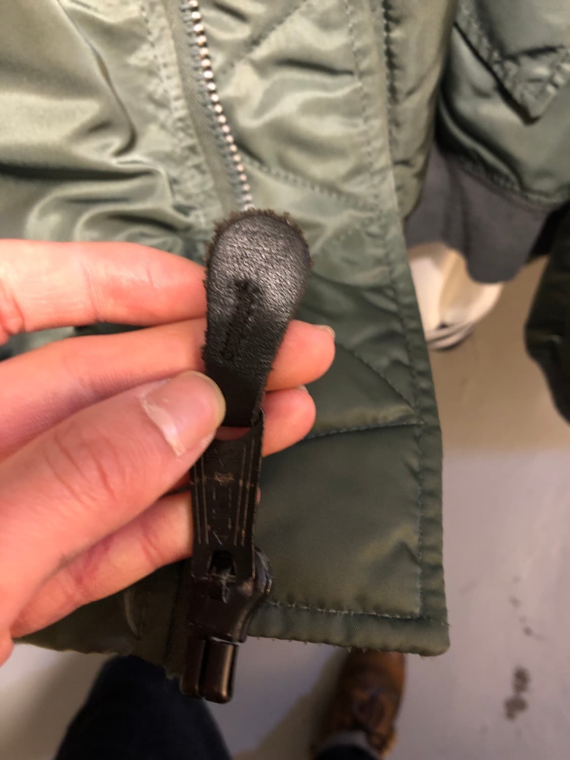 90s 알파인더스트리 USA 미제 Ma1 플라이트 자켓 상품이미지7