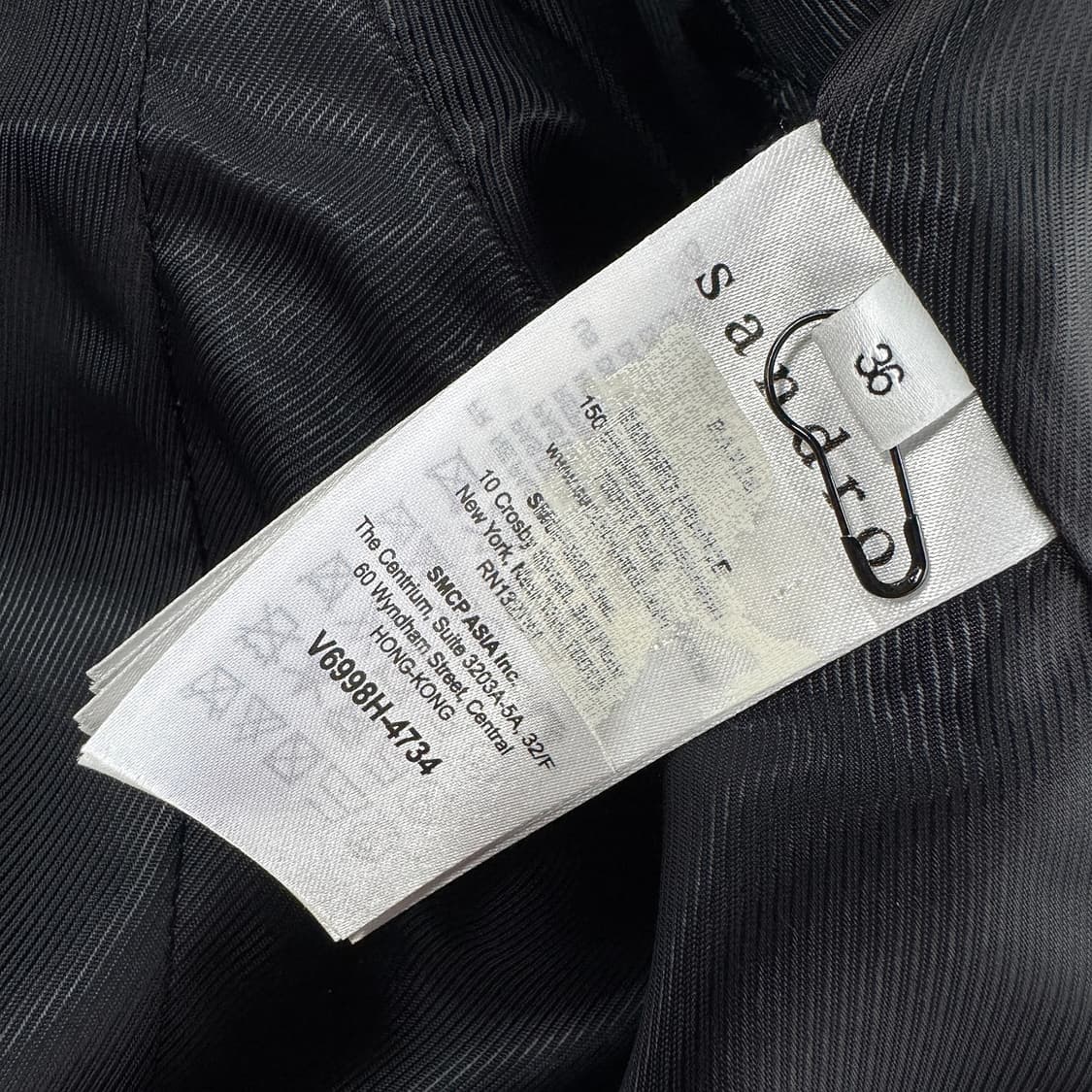 산드로 패치 디테일 울 트위드 자켓 상품이미지6