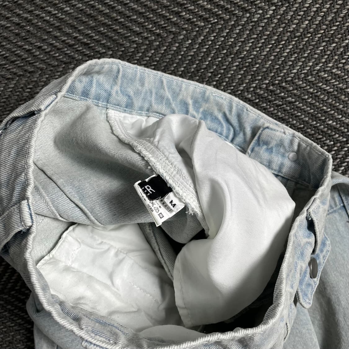 빈지티 버클 디테일 데님 퍼티그 팬츠 o 4127 상품이미지6