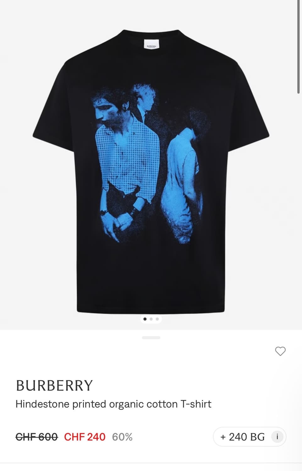 버버리 프린팅 티셔츠 상품이미지6