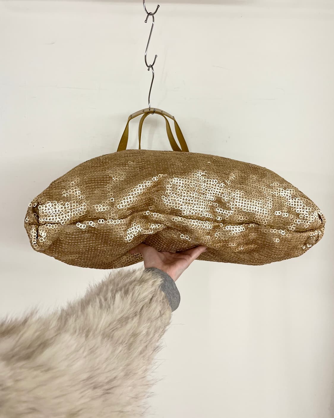 지미추 골드 세퀸 백 상품이미지6