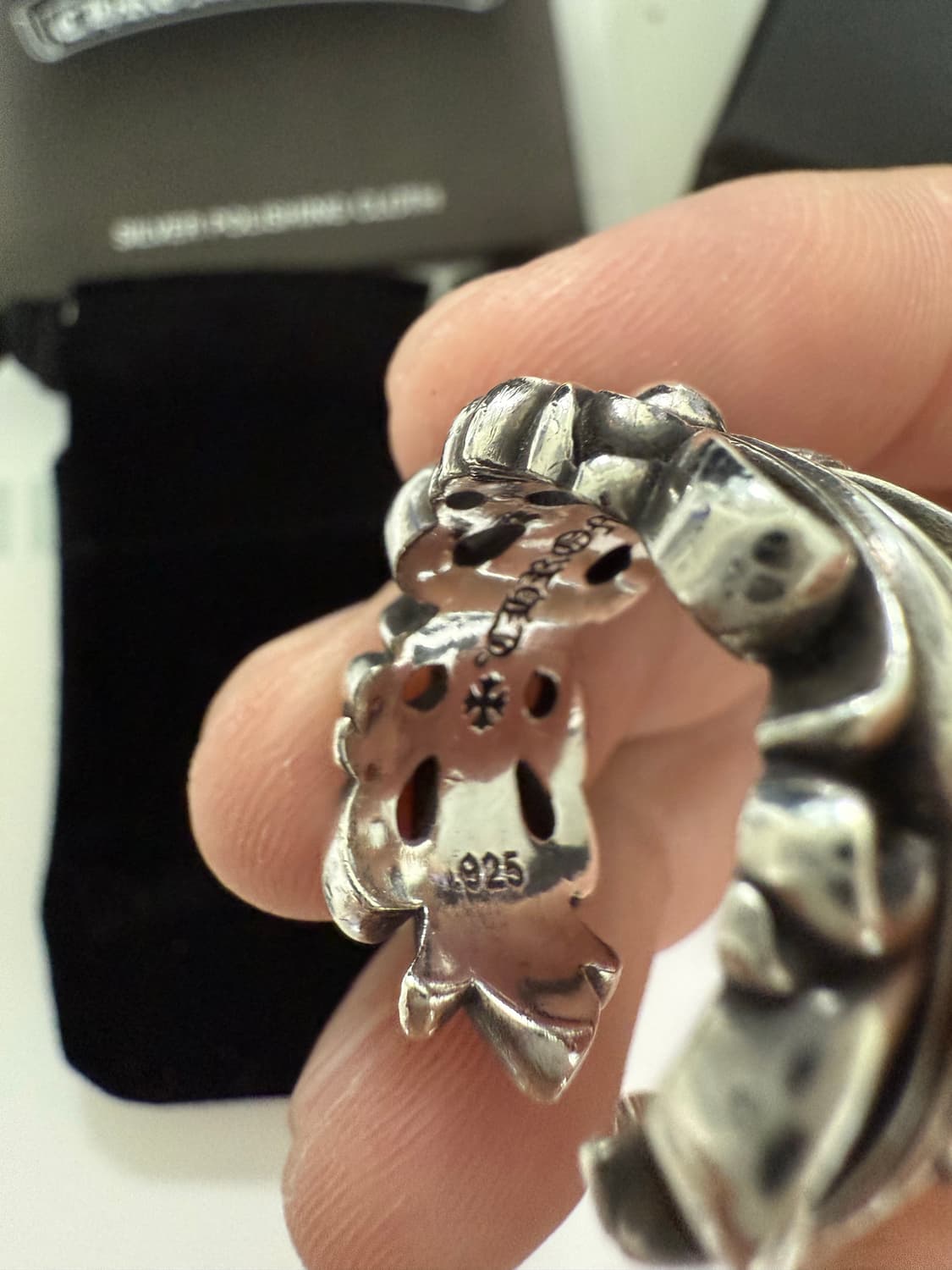 크롬하츠 더블플로랄링 US7.5 상품이미지5