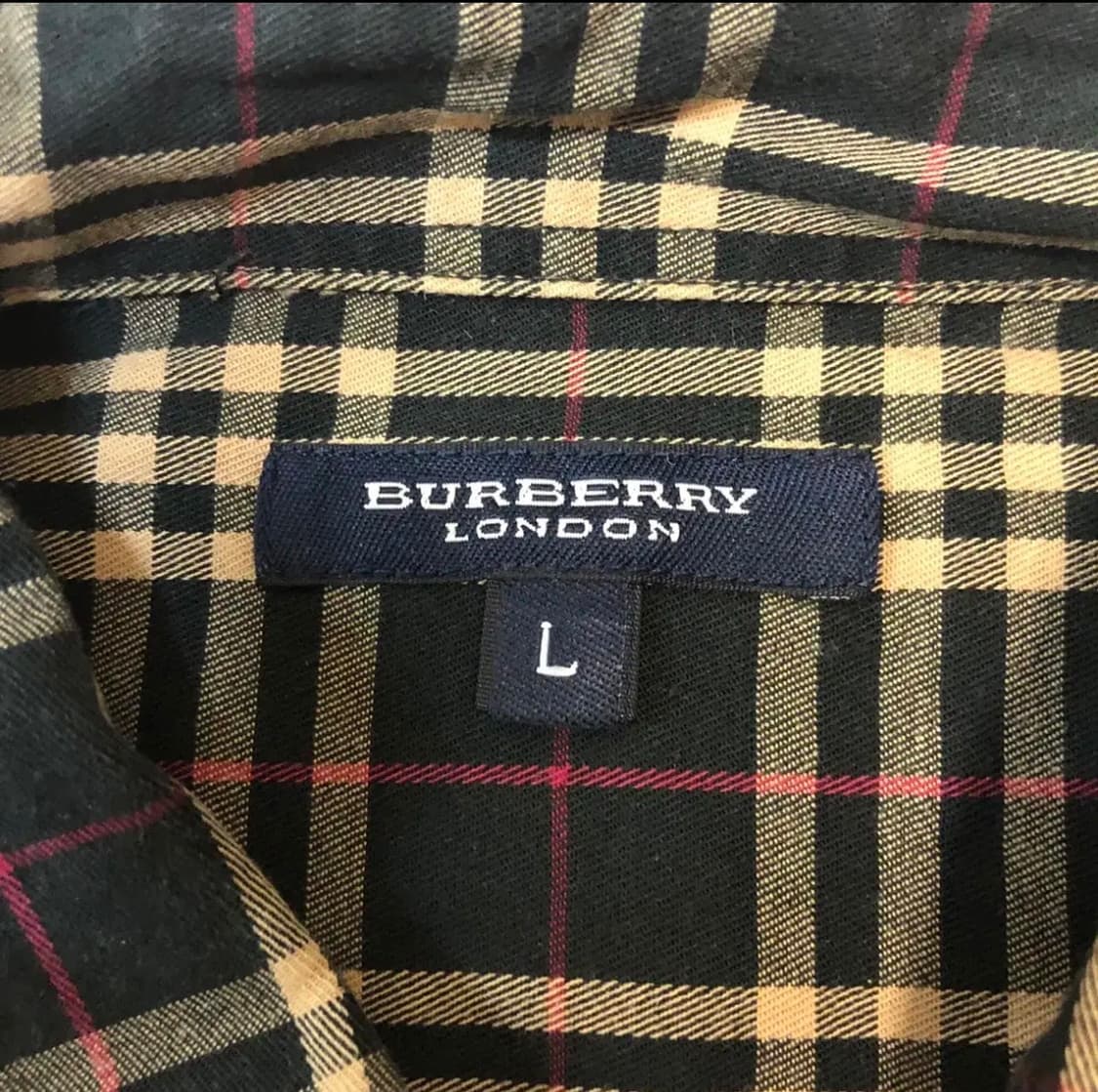 Burberry Nova Check Shirt (Black/Glod) 상품이미지4