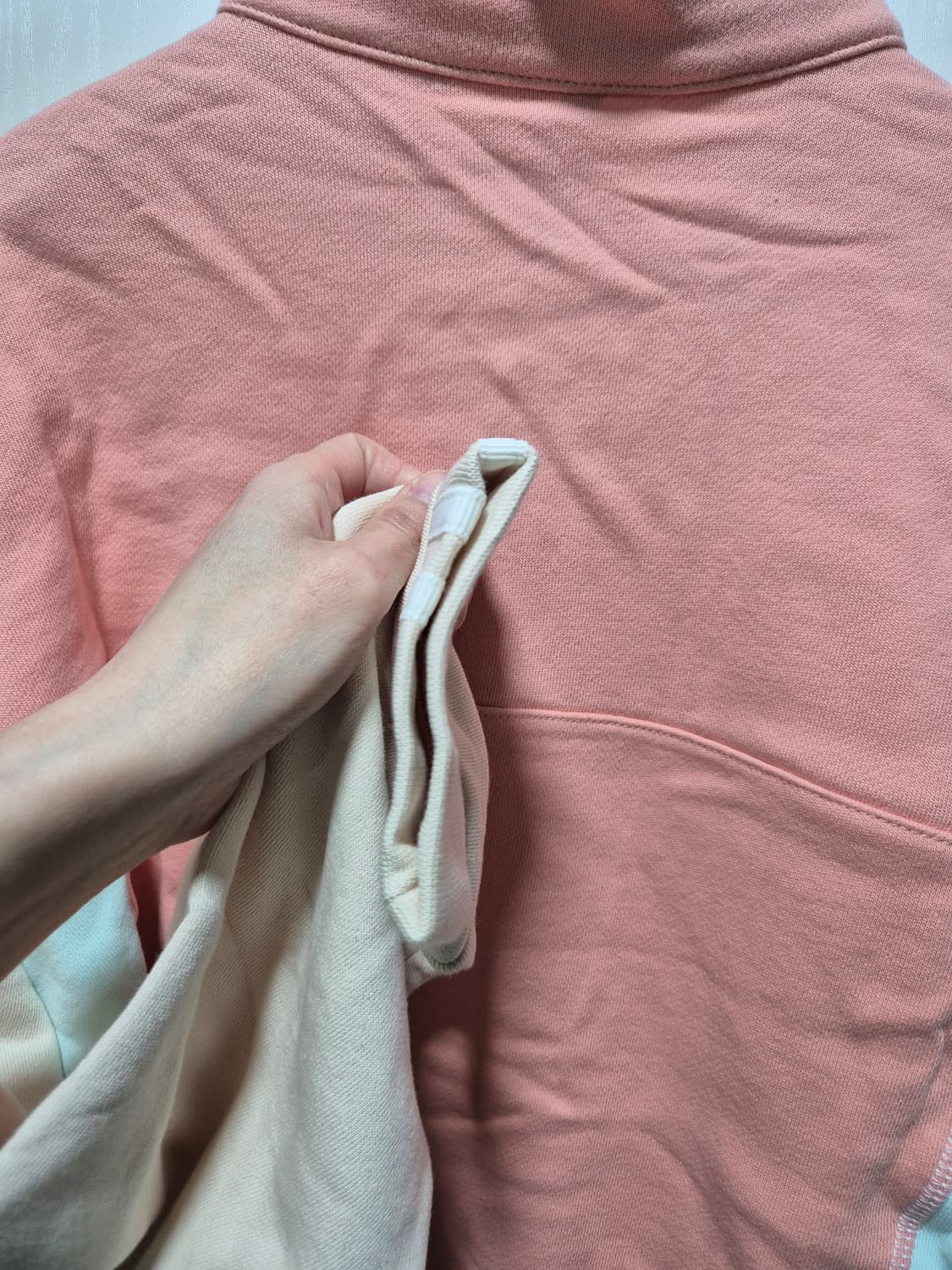 (세일)(새상품)아디다스 컬러블록 하프넥 맨투맨 상품이미지8