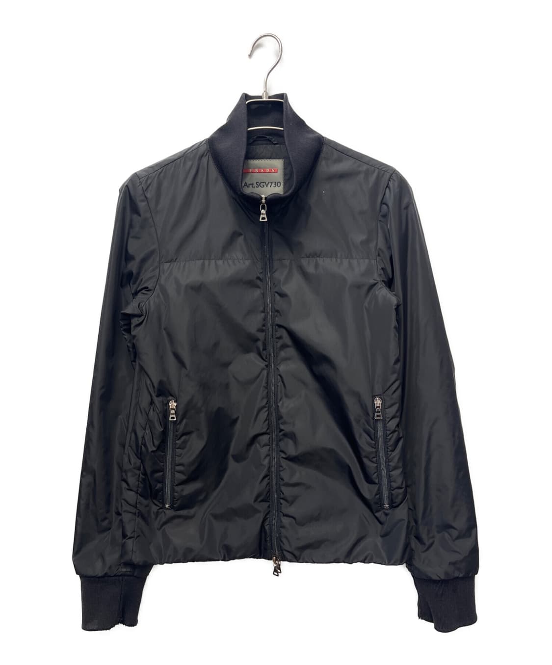 프라다 봄버 패딩 자켓 54 차콜 상품이미지1