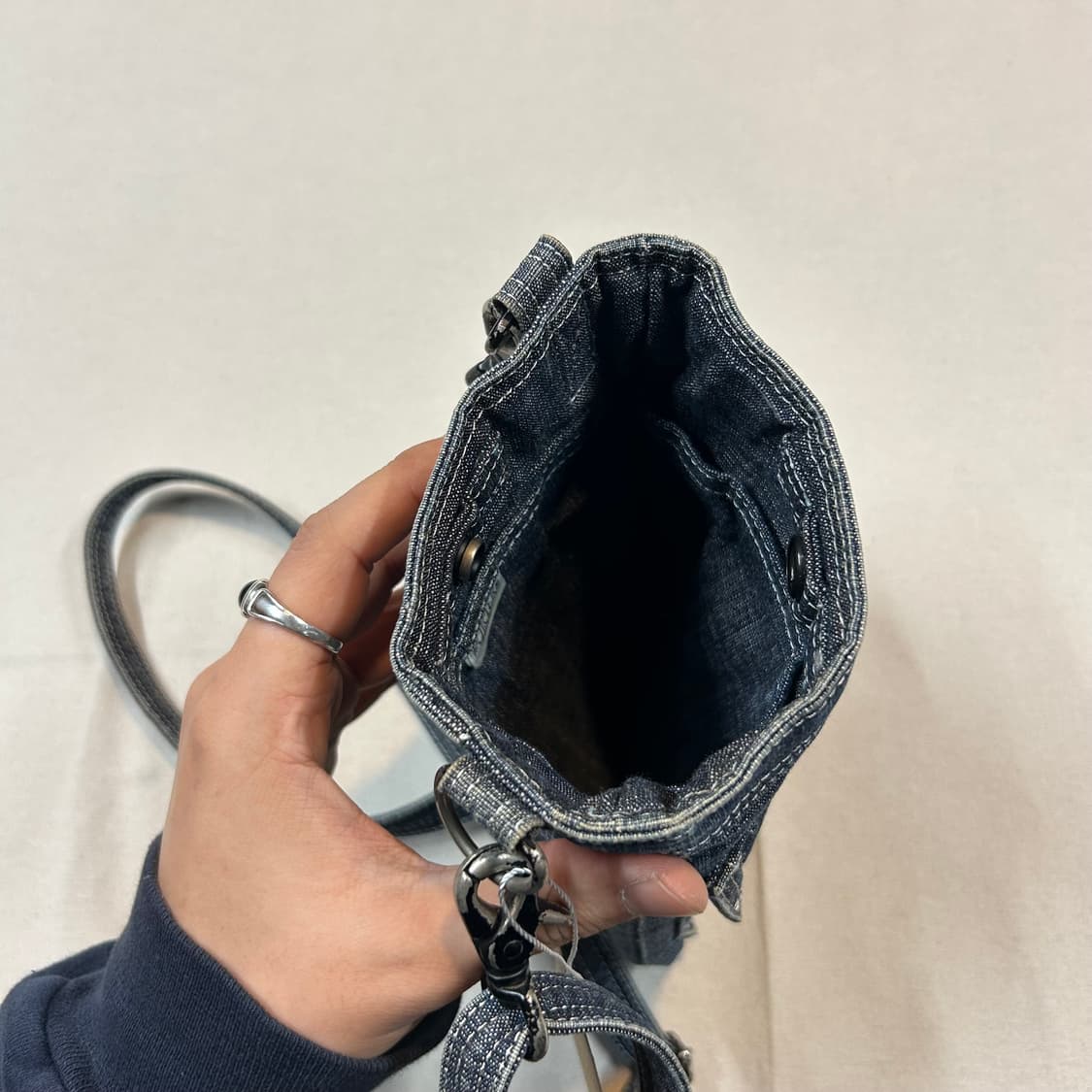 요시다 포터 온스 코튼 데님 크로스백 숄더백 P04 상품이미지5