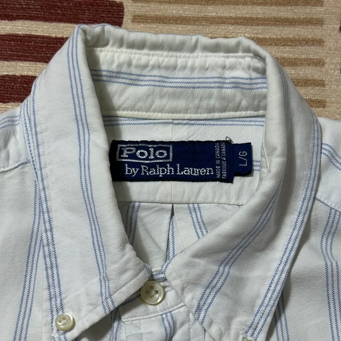 Polo Ralph Lauren 폴로랄프로렌 스트라이프 셔츠 SIZE L 상품이미지3