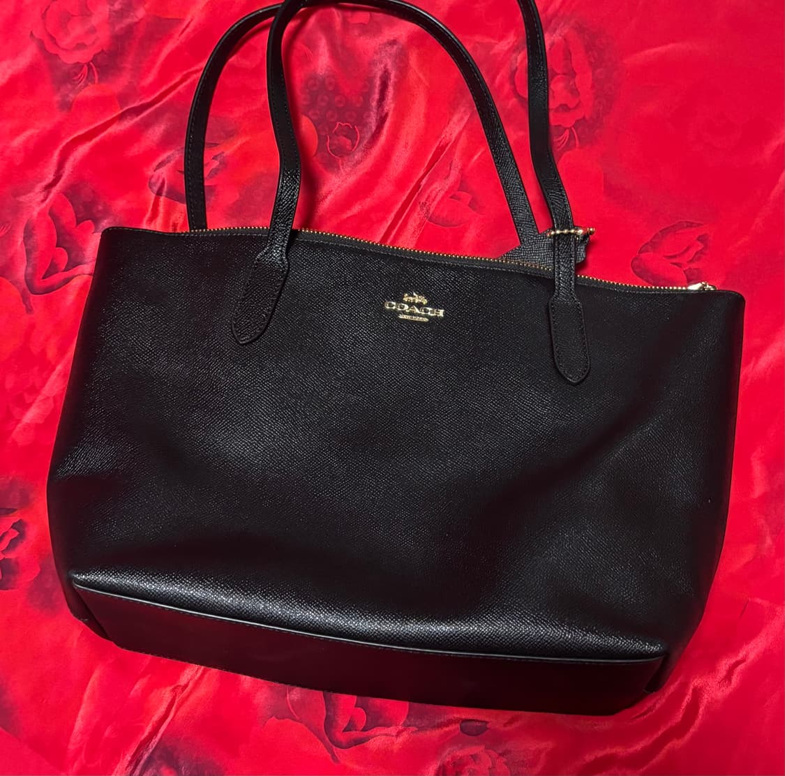 코치 블랙 숄더백 토트백 상품이미지1