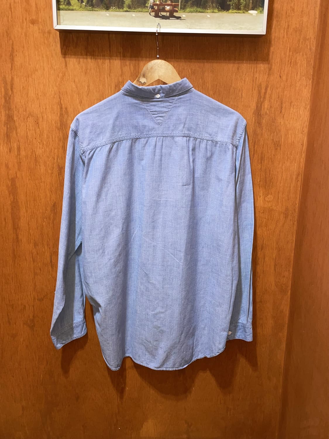 (XL) 90~00s Levi's 리바이스 화이트탭 데님 셔츠 상품이미지5