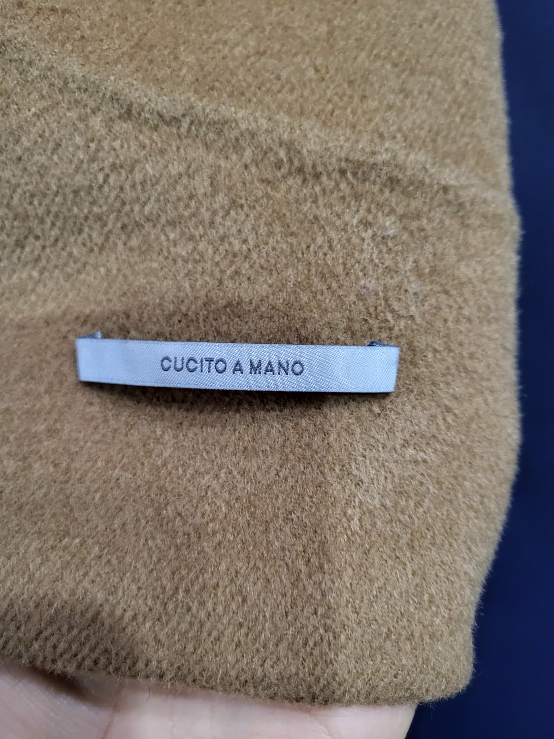 올뷰티 스토어 캐시미어 핸드메이드 코트 상품이미지4