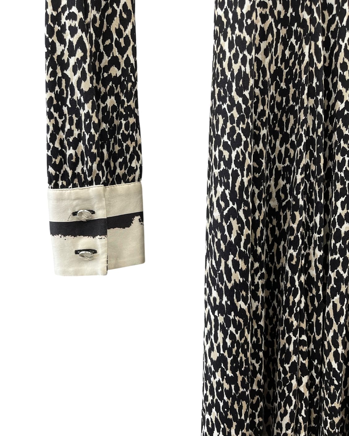 로베르토 카발리 버클 디테일 레오파드 프린트 드레스 상품이미지7