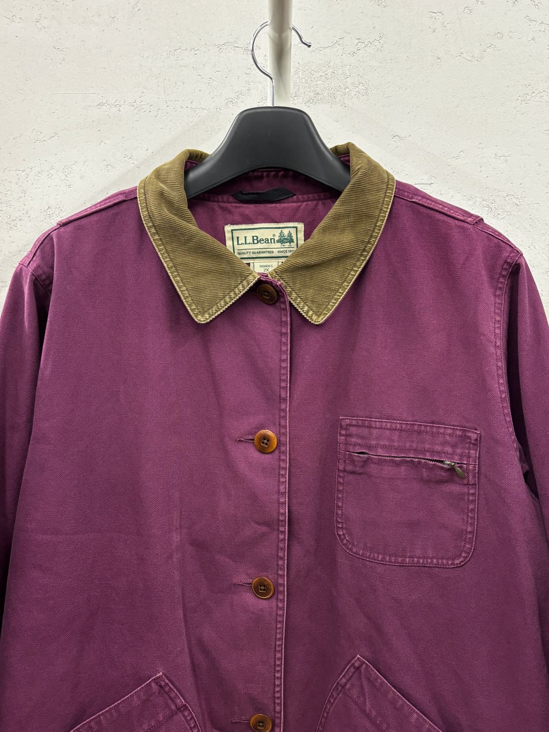 L.L.Bean 엘엘빈 워크자켓 퍼플 2X 상품이미지3