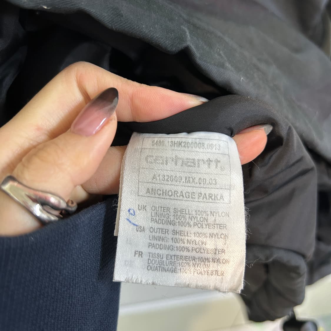 칼하트 남성 카모플라쥬 패딩 95 XS 상품이미지4