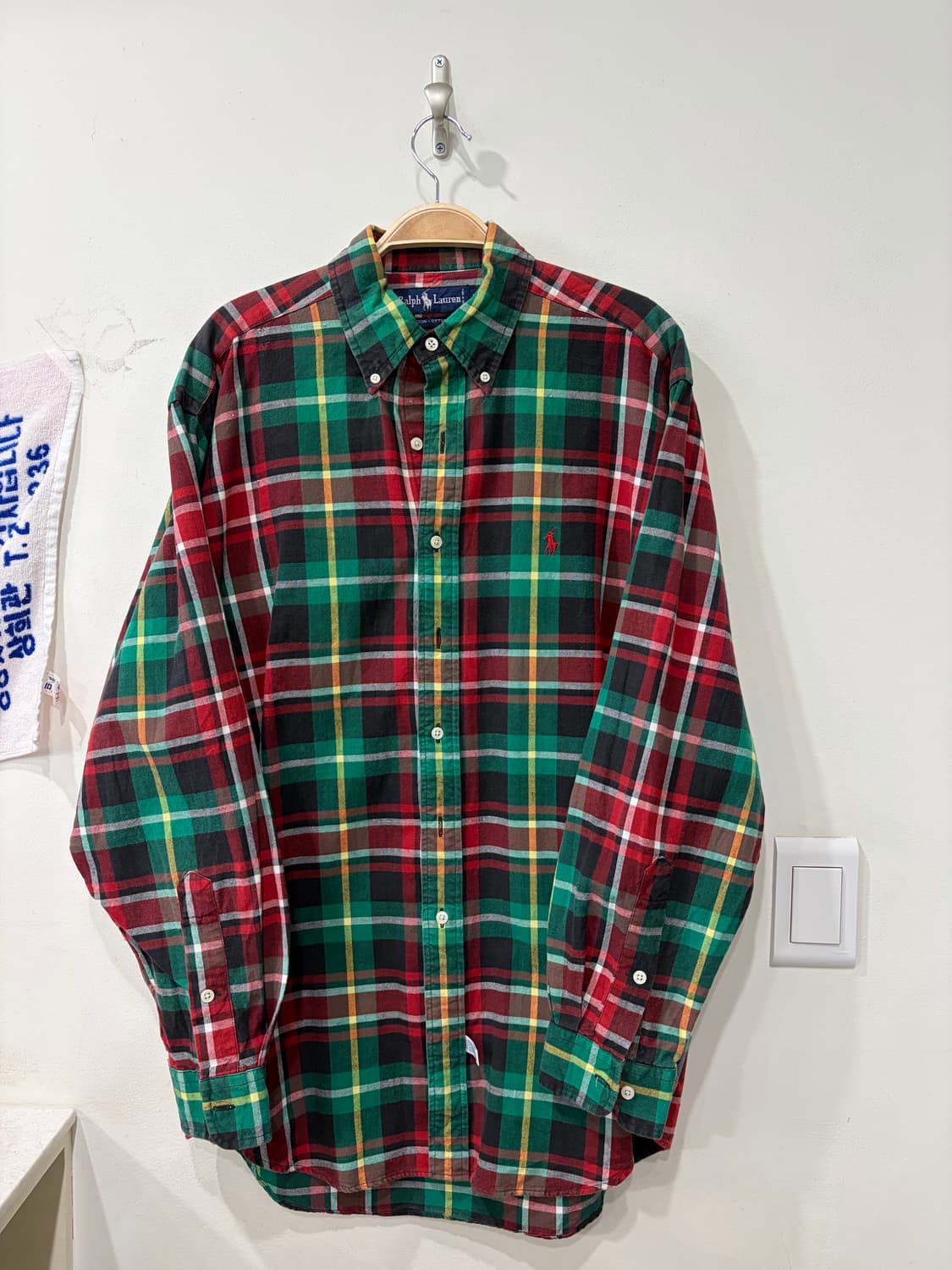 347. 폴로 체크 셔츠 상품이미지1