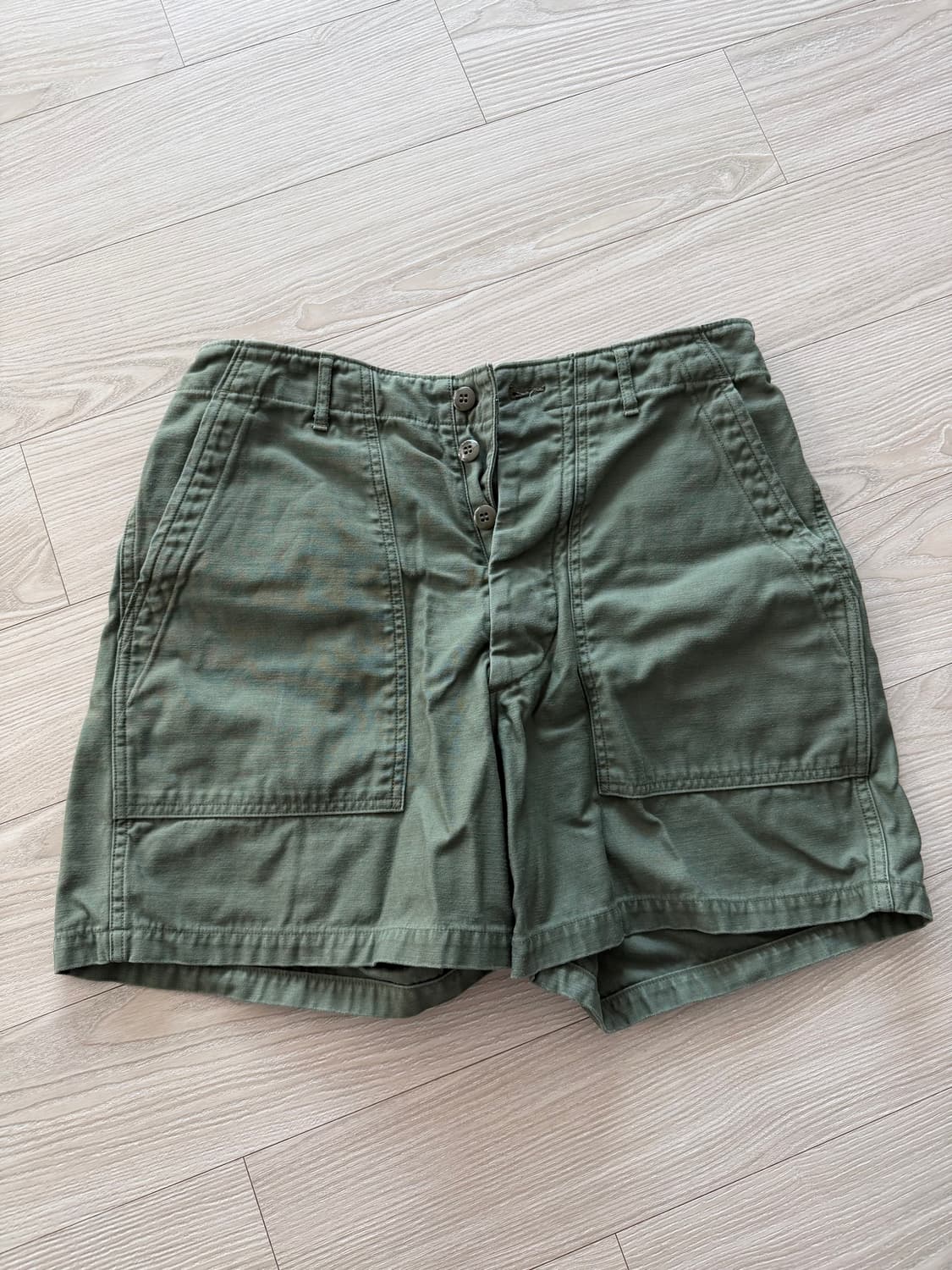 리얼맥코이 코튼 사틴 유틸리티 쇼츠 34 상품이미지1