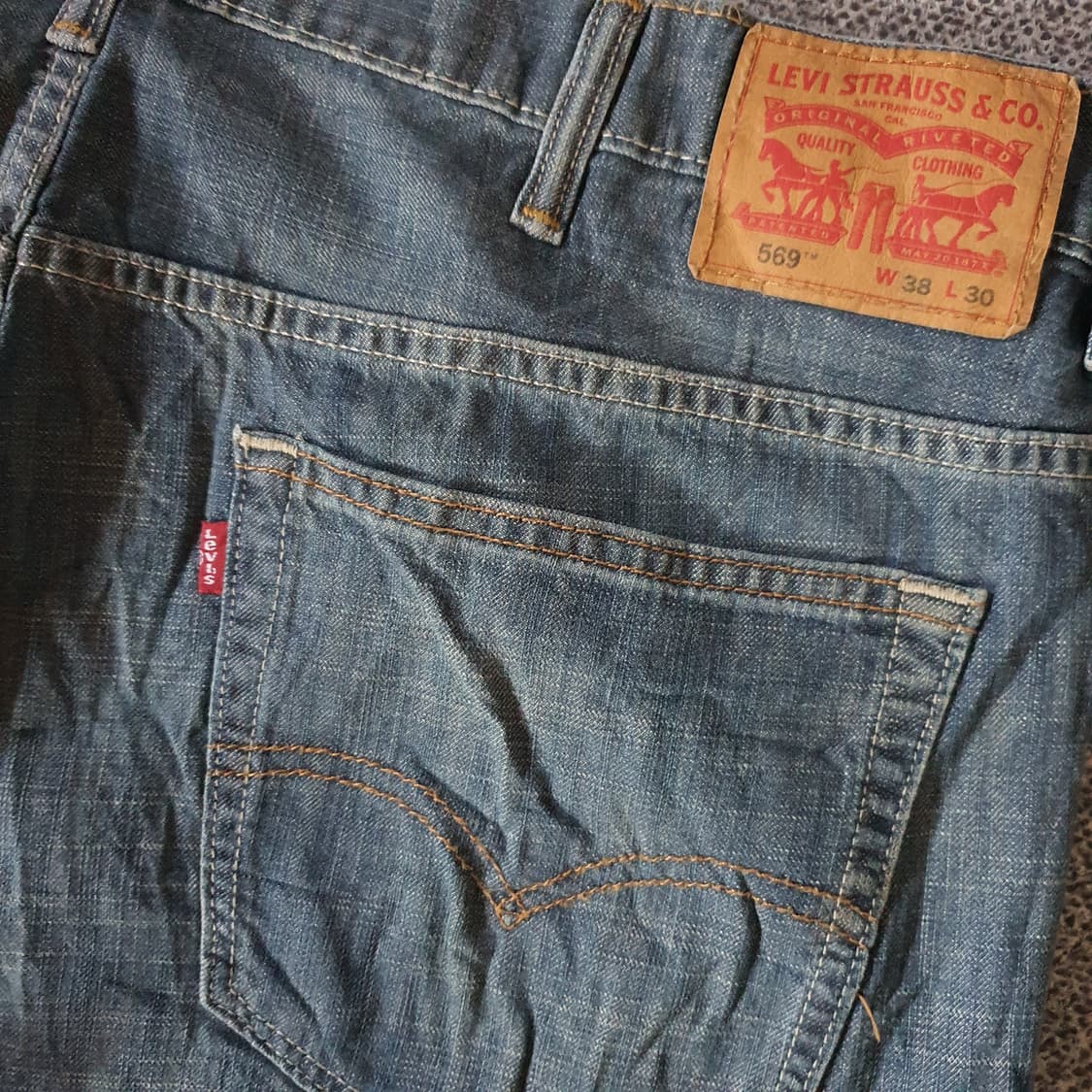 리바이스 569 빈티지  데님 팬츠 No.30 상품이미지8