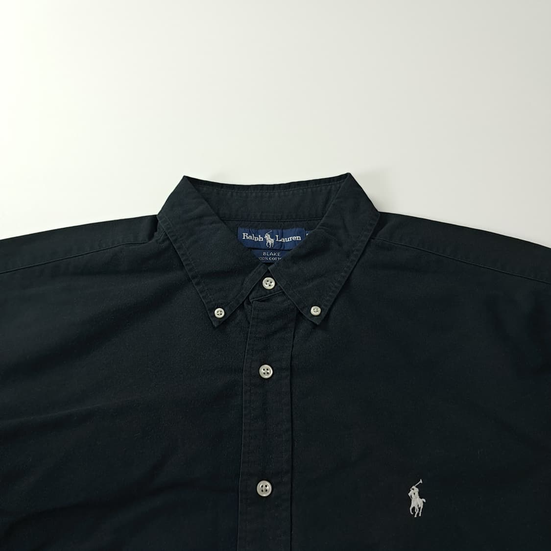 CJ198 XL 폴로 블레이크핏 90s 블랙 셔츠 남방 상품이미지2