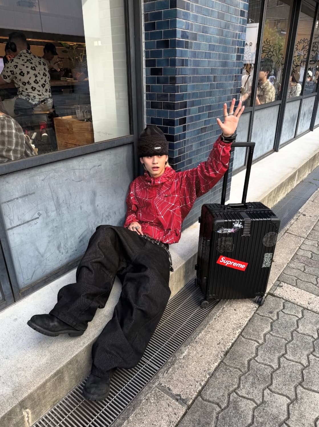 NOREMID (S) SPIDER JACKET – RED 상품이미지1