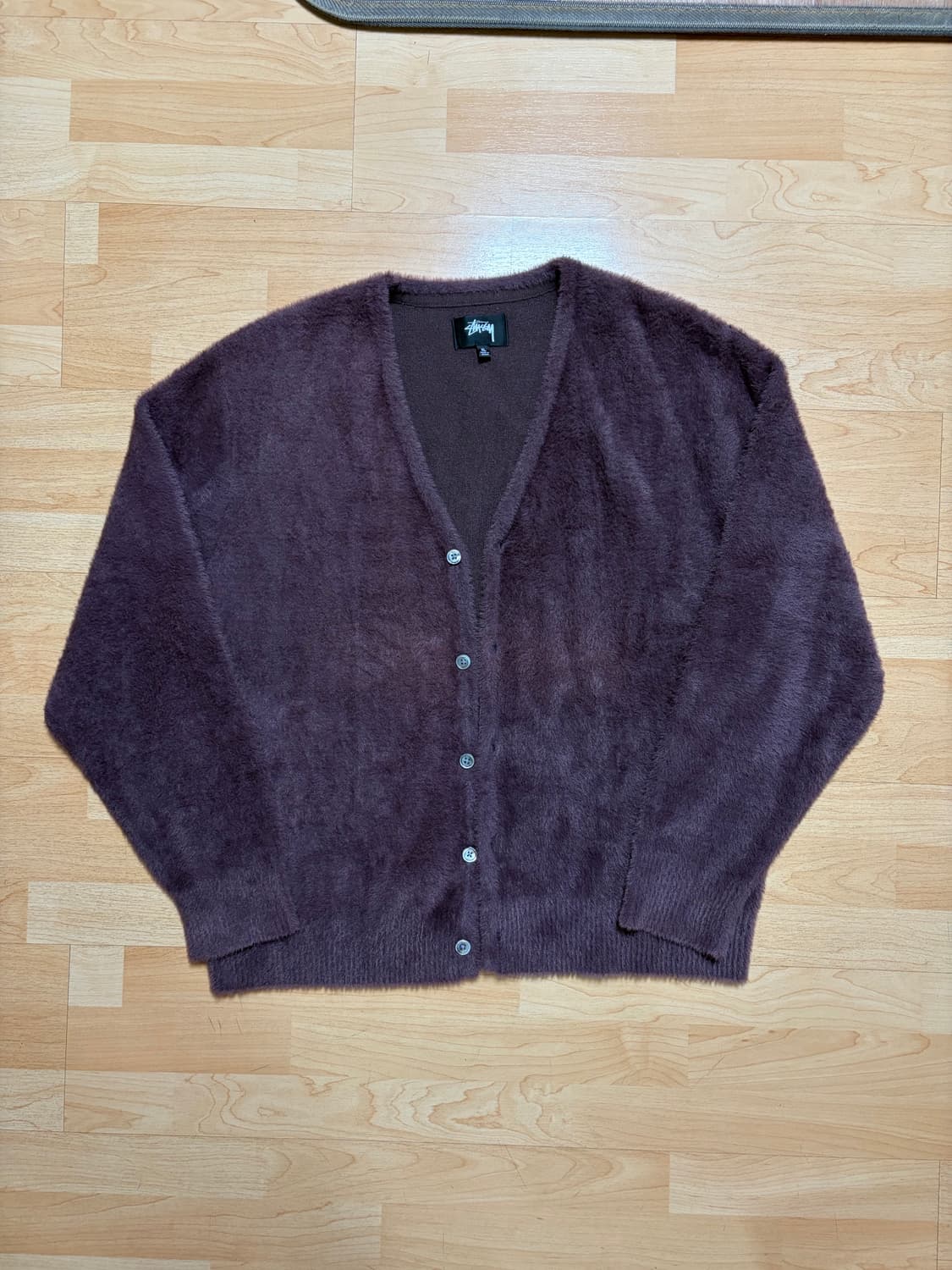 (XL)스투시 쉐기 가디건 에그플랜트 상품이미지1