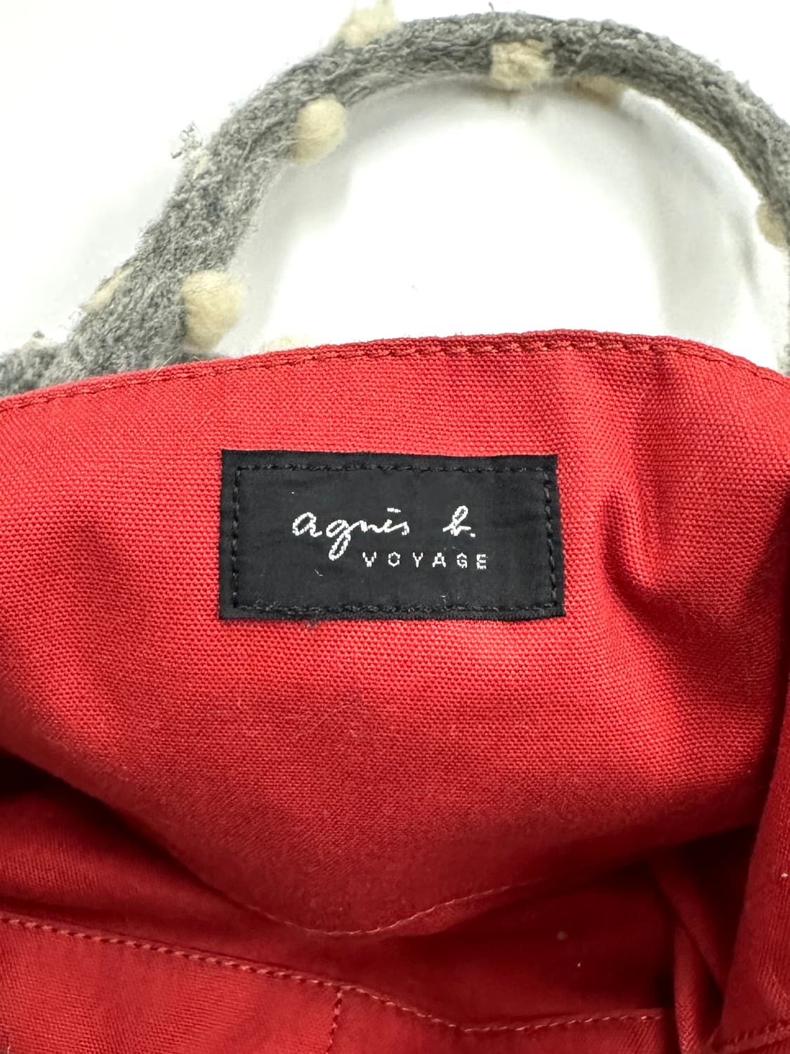 Agnès b. Felt Tote Bag 상품이미지9