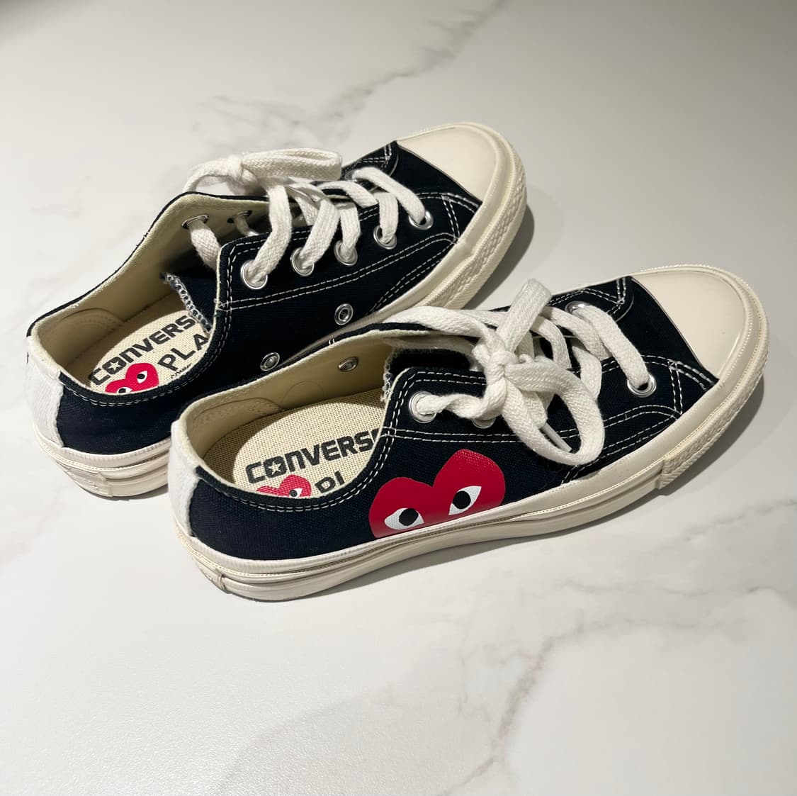 [착용 5회 미만] 민트급 꼼데가르송 컨버스 [220] 상품이미지2