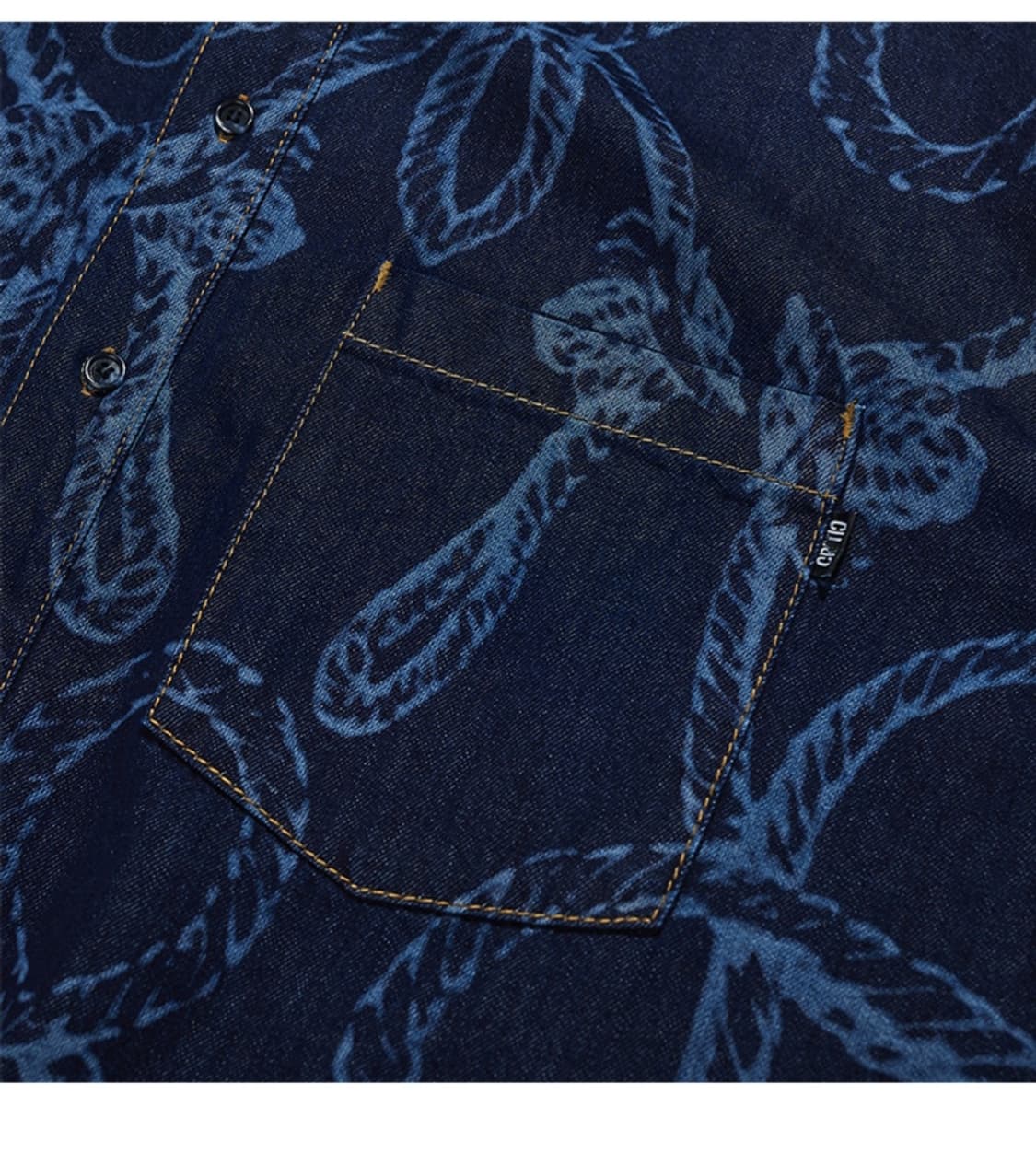 크리틱 로프 워셔드 반팔 셔츠 상품이미지4