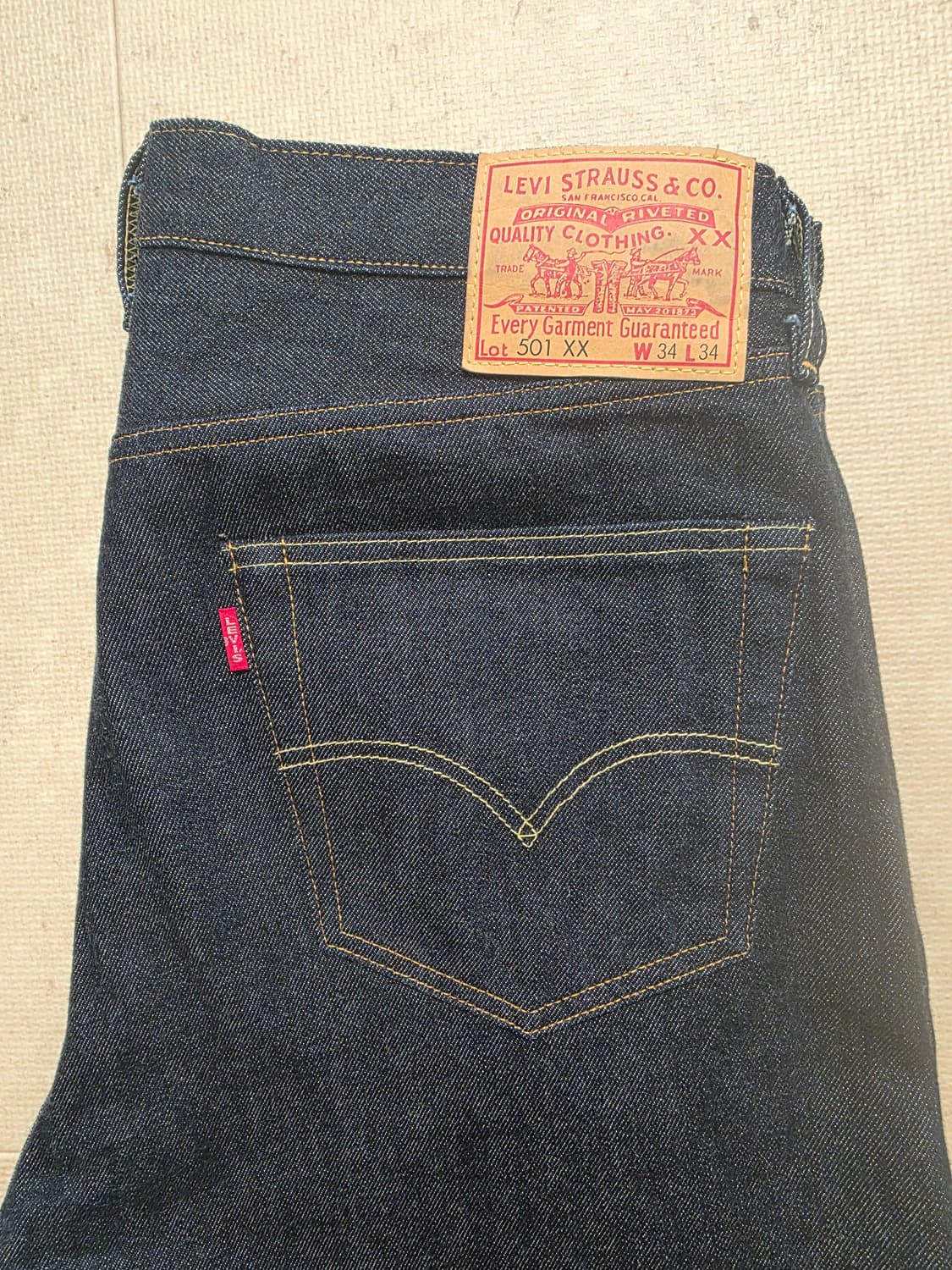 리바이스 LVC 55501 리지드 34/32 팔아요 상품이미지1