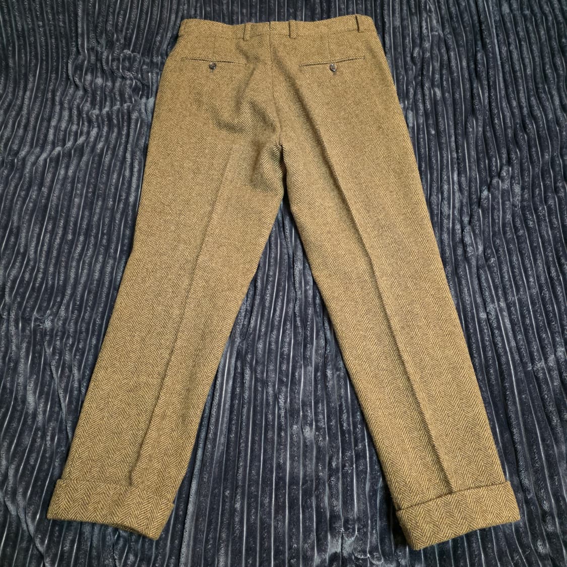 폴로 포르투갈메이드 브라운 헤링본팬츠 34/33 상품이미지2