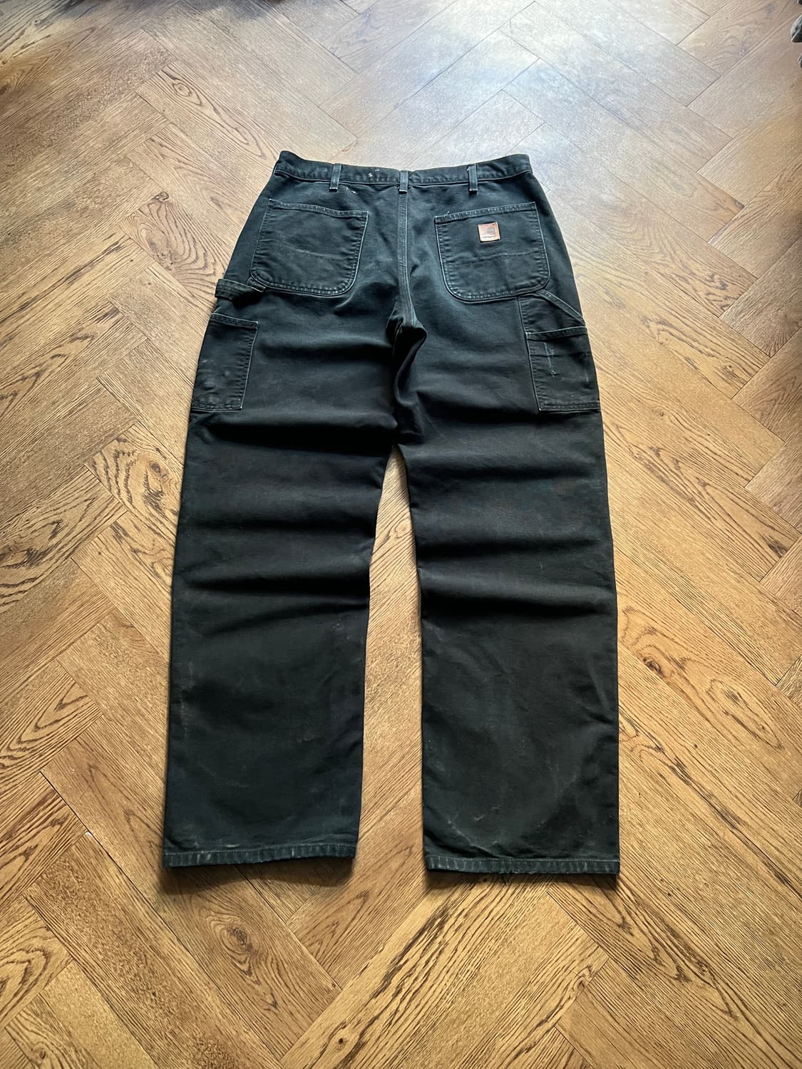 [34]칼하트 USA 더티워싱 블랙 싱글니 카펜터 워크팬츠 상품이미지8