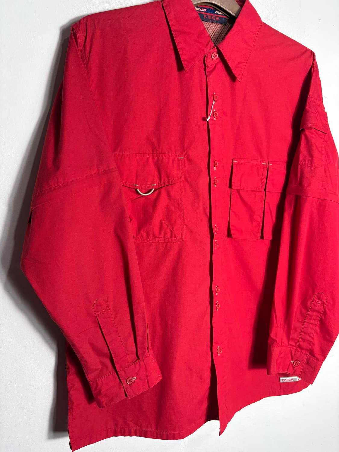 레드 포켓 디테일 셔츠 상품이미지2