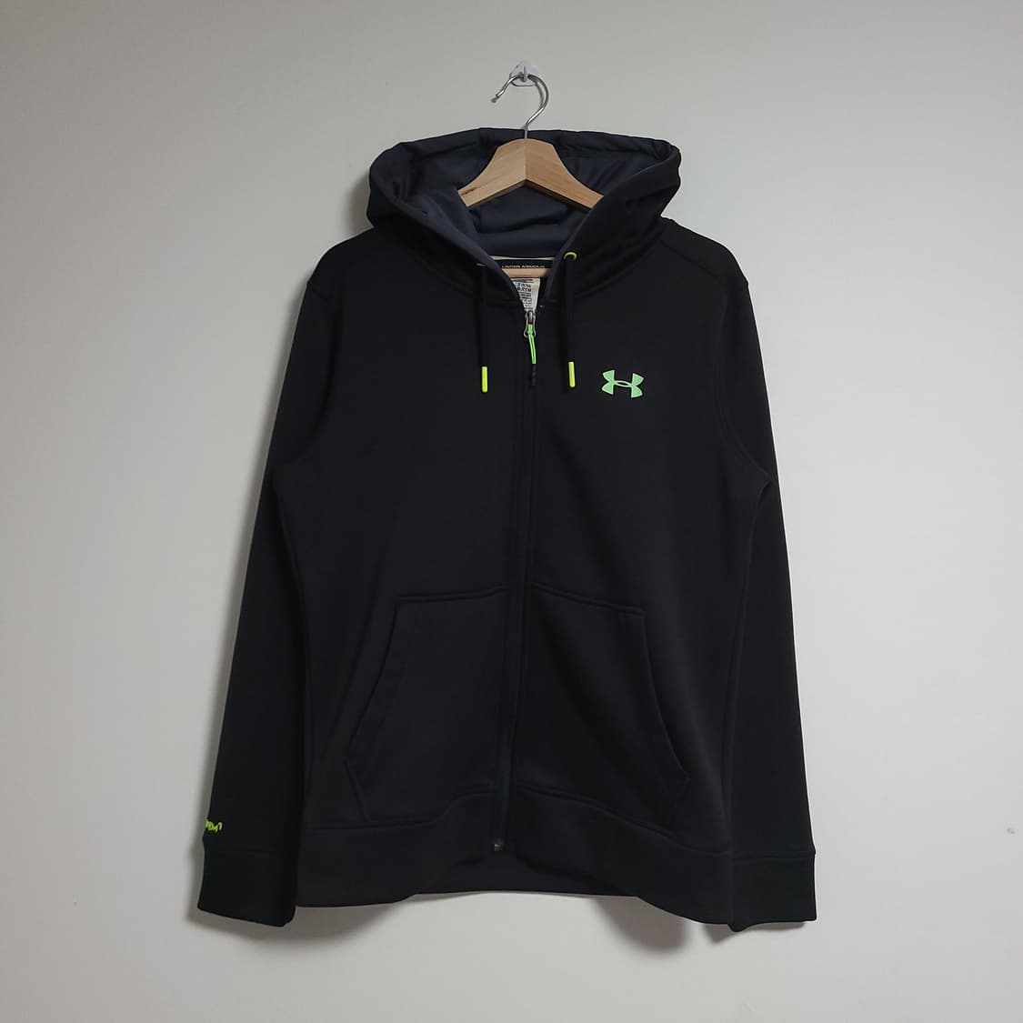 (S) 언더아머 스톰원 블랙 기모 후드집업 상품이미지1