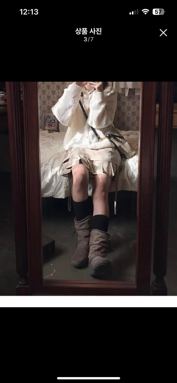 카모 빈티지 스커트 모리걸 모리룩 상품이미지1