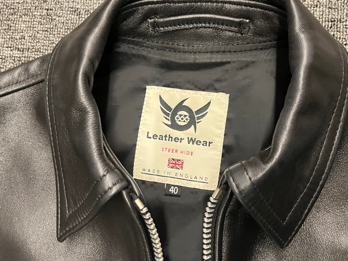 [95~100] 666 소가죽 라이더자켓 상품이미지5