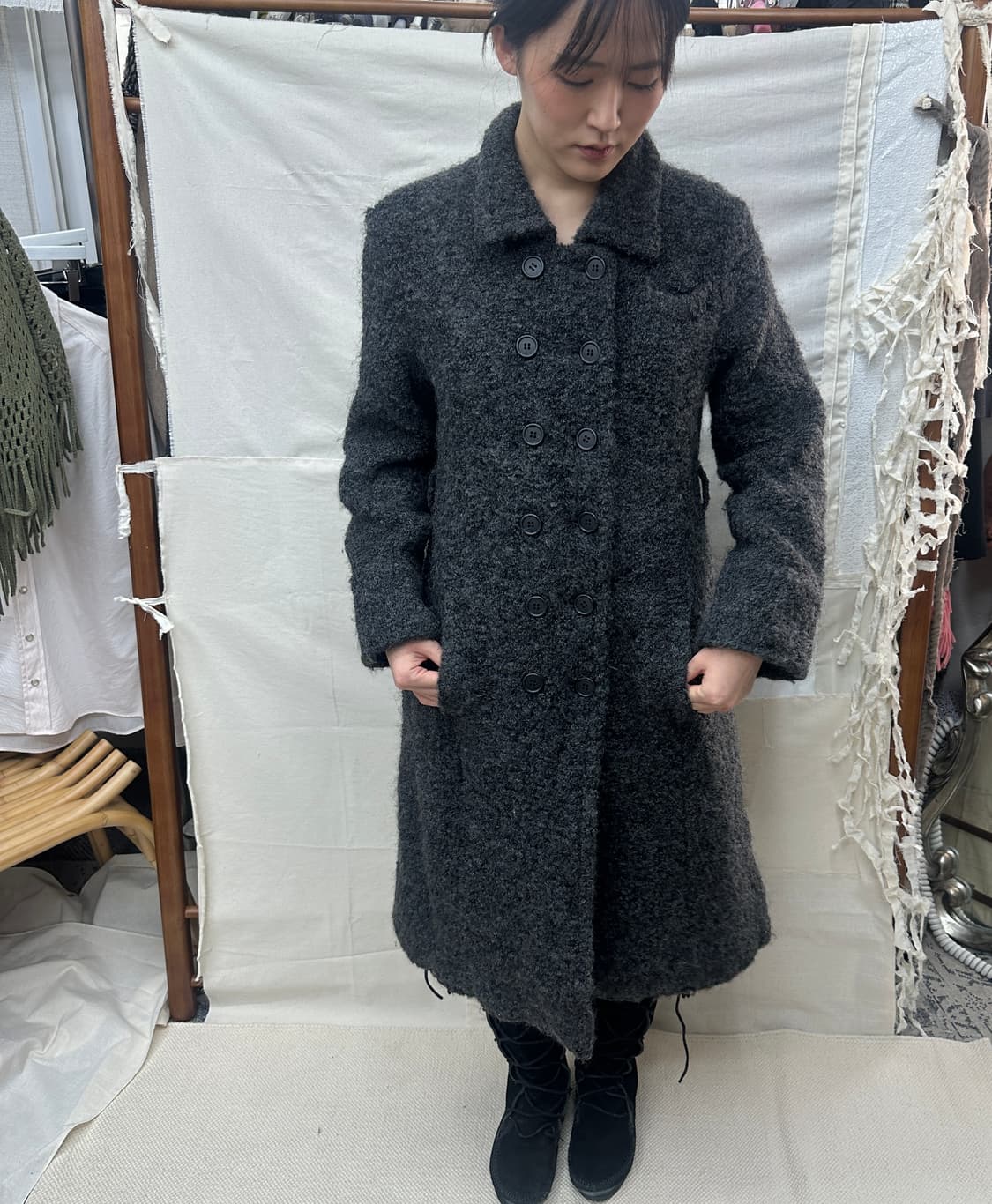 as know as de base boucle coat 상품이미지2