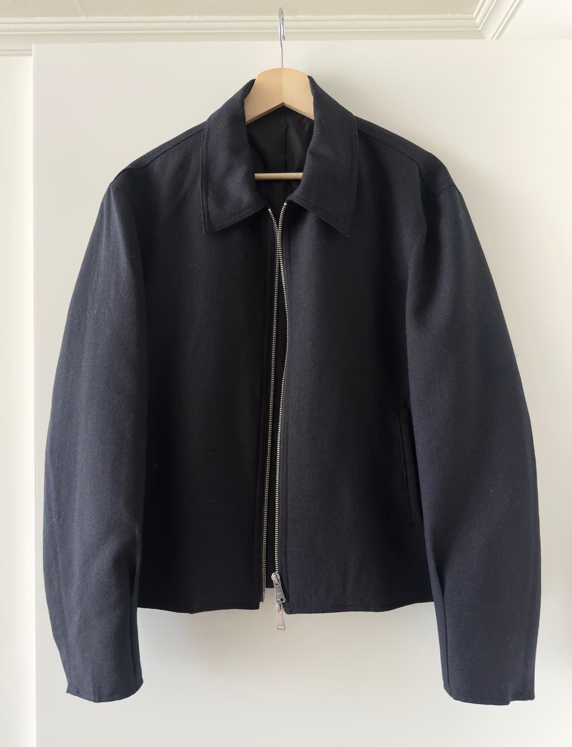 COOR 버진 울 크롭 점퍼 (다크네이비, M/민트급) 상품이미지2