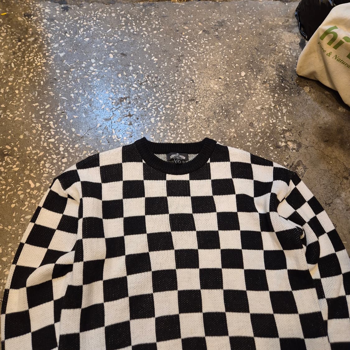 FREE 체스체크 니트 상품이미지4